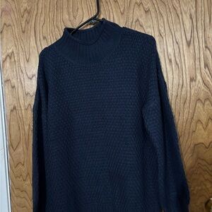 Yundai Navy Knit Sweater